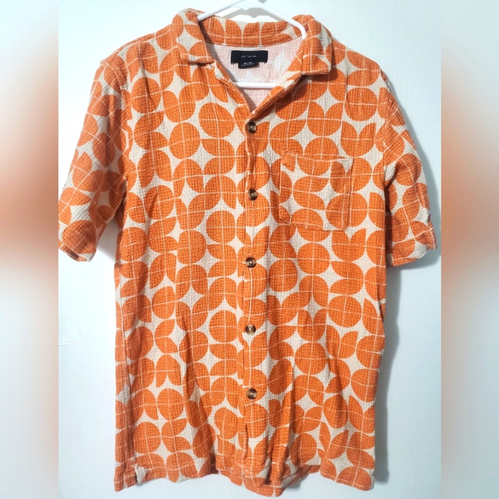 Mens cotton on button up